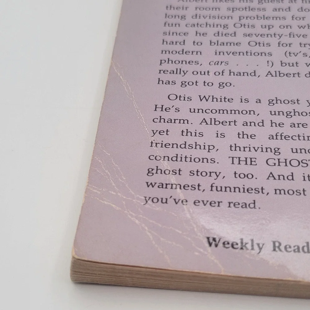 Lila‎ McGinnis The Ghost Upstairs Paperback 1984 Weekly Reader Books Good